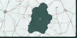 Carte de zone d'intervention